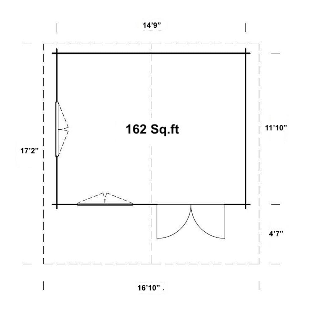 12x15 Cabin Clifton